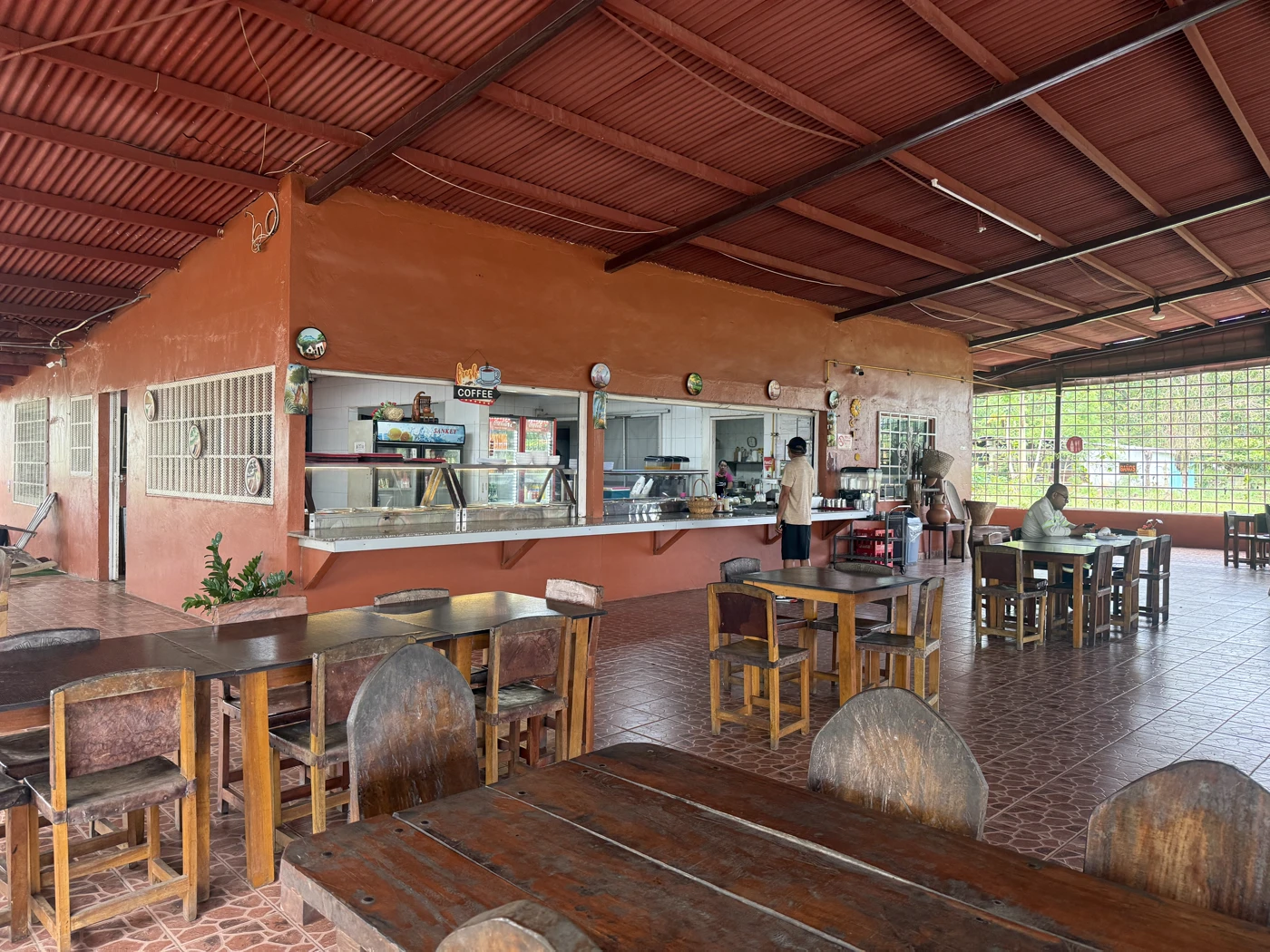 Comedor de El Rancho Interiorano en El Roble, Aguadulce